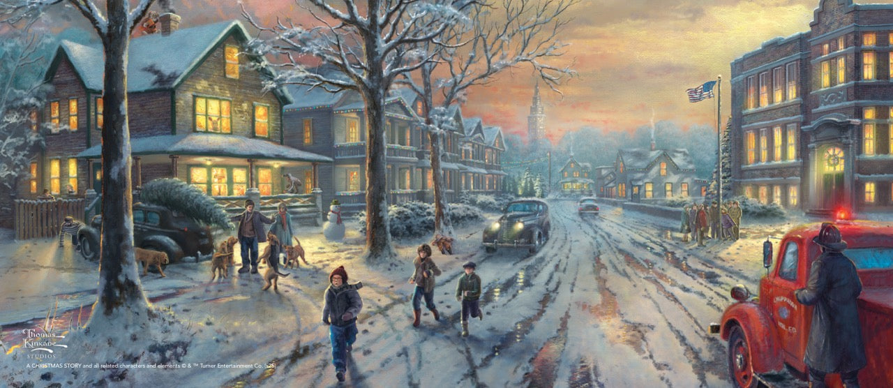 A Christmas Story Thomas Kinkade Studios (A Season to Remember) FilmPix™ Photo Insert P1808H175
